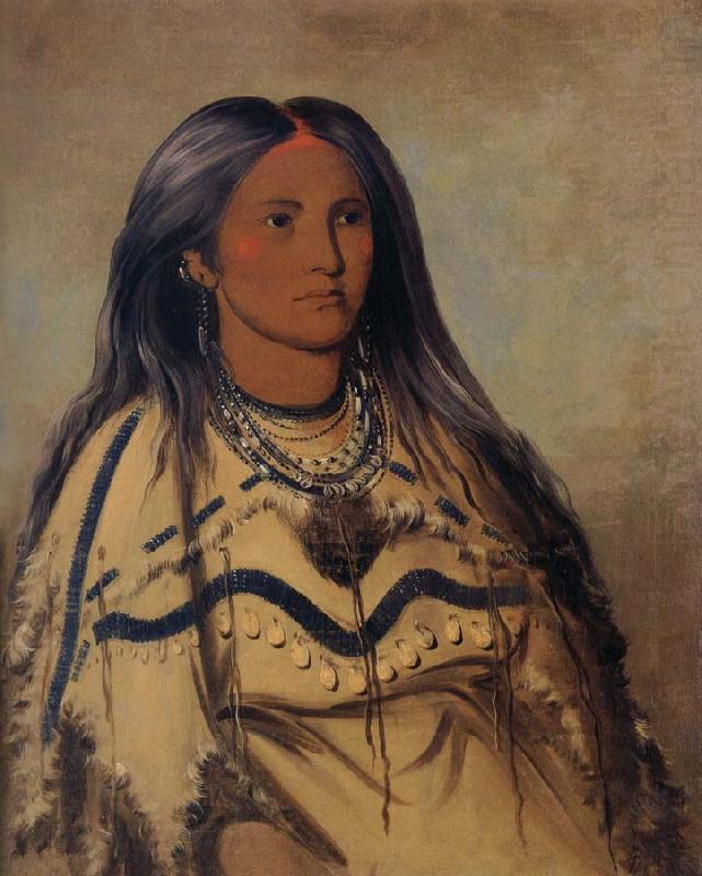 Sha-ko-ka,Mint,a Pretty Girl, George Catlin